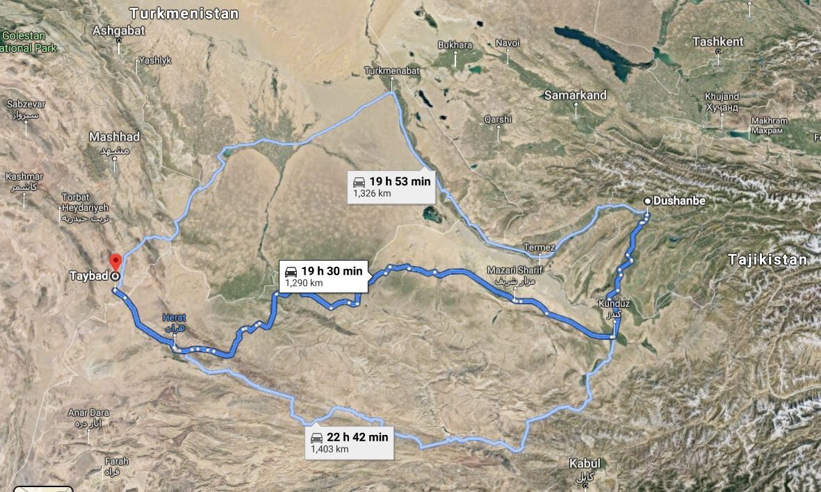 افغانستان مسیر جایگزین برای دستیابی به آسیای مرکزی