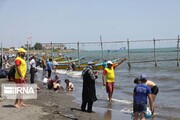۴۷۰ نفر در سواحل گیلان توسط ناجیان غریق نجات یافتند