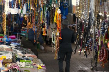 Orumiyeh historical bazaar in northwest Iran