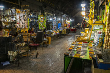 Orumiyeh historical bazaar in northwest Iran