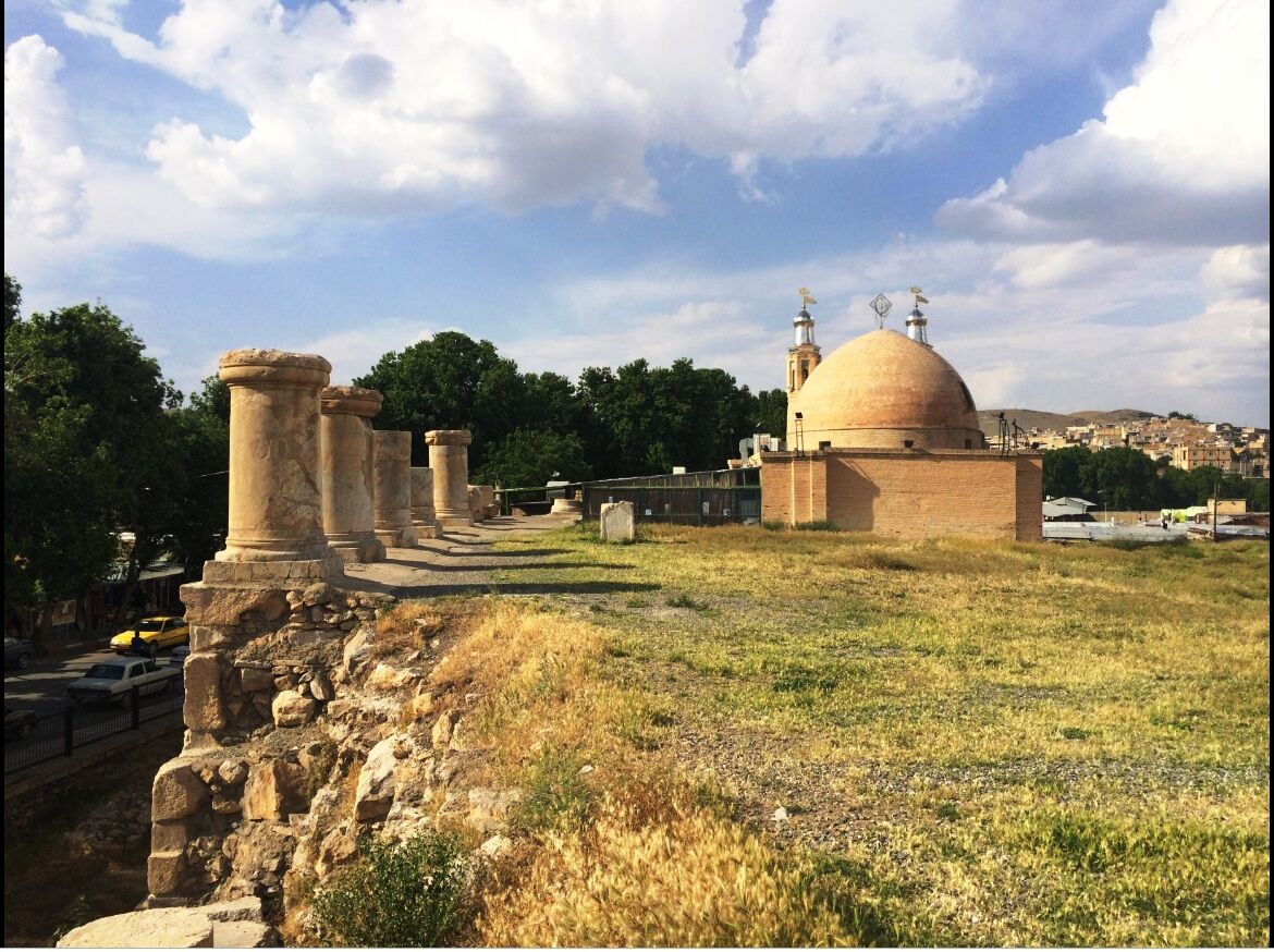 Iran's Anahita Temple: Archaic columns in vicinity of 1800-year-old mosque