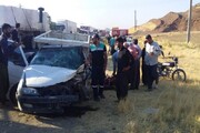 ۹ نفر در سانحه رانندگی جاده بوکان - میاندوآب مصدوم شدند