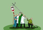 کارتونیست سنندجی موفق به کسب مقام اول جشنواره بین المللی اهدای خون شد