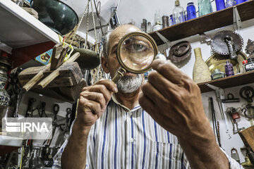 Antique shop in Kashan historical Bazaar