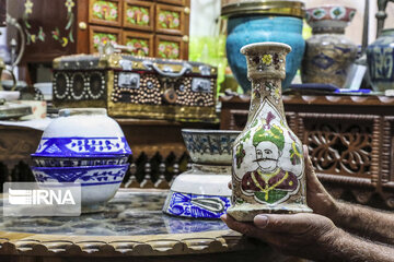 Antique shop in Kashan historical Bazaar