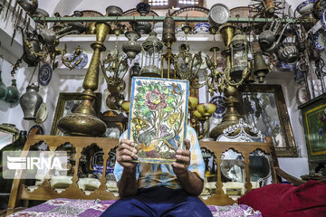 Antique shop in Kashan historical Bazaar