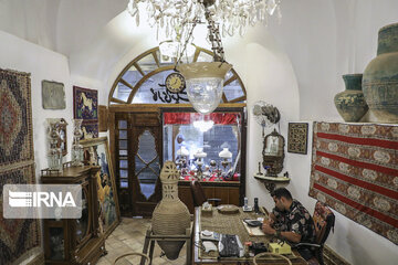 Antique shop in Kashan historical Bazaar