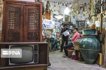 Antique shop in Kashan historical Bazaar