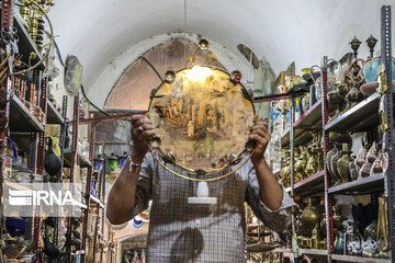 Antique shop in Kashan historical Bazaar