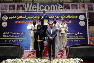 مسابقات تکواندو قهرمانی جوانان و بزرگسالان بانوان کشور در تبریز ‎