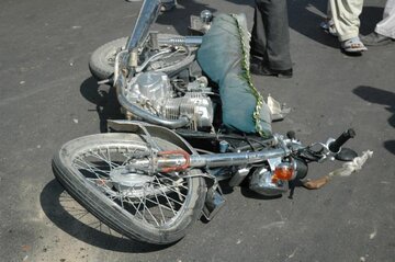 تصادف موتورسیکلت در همدان بالاتر از میانگین کشوری است