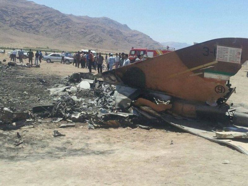 مسؤول : سقوط طائرة عسكرية ايرانية جنوبي البلاد مسؤول : سقوط طائرة عسكرية ايرانية جنوبي البلاد