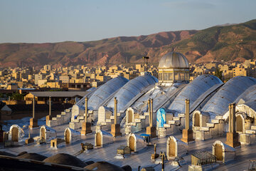 ایرنا - تبریز - نمایی از پشت بام های بازار تبریز . عکاس / امین رحمانی 