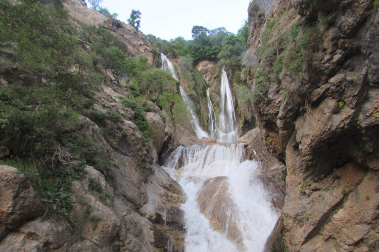 Mori Waterfall; Pleasant tourist site in Khuzestan, southern Iran