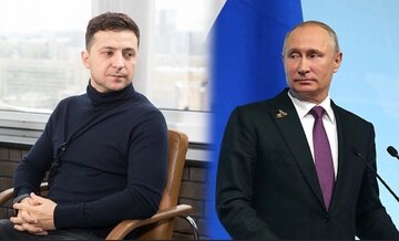 پوتین و زلنسکی درباره اوضاع منطقه مناقشه دونباس مذاکره تلفنی کردند