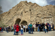 تاق‌بستان کرمانشاه پذیرای گردشگران نوروزی