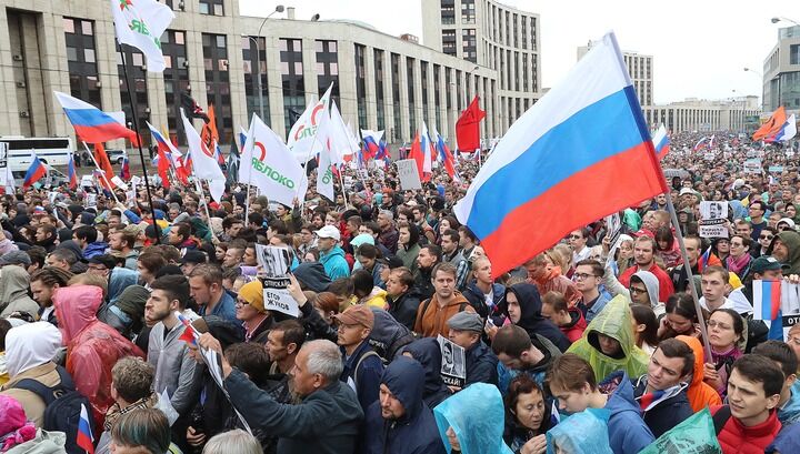۱۳۶ تن در تجمع غیرقانونی مسکو دستگیر شدند