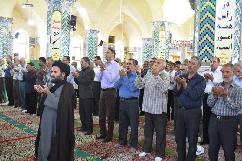 نماز عید قربان در بهاباد اقامه شد 