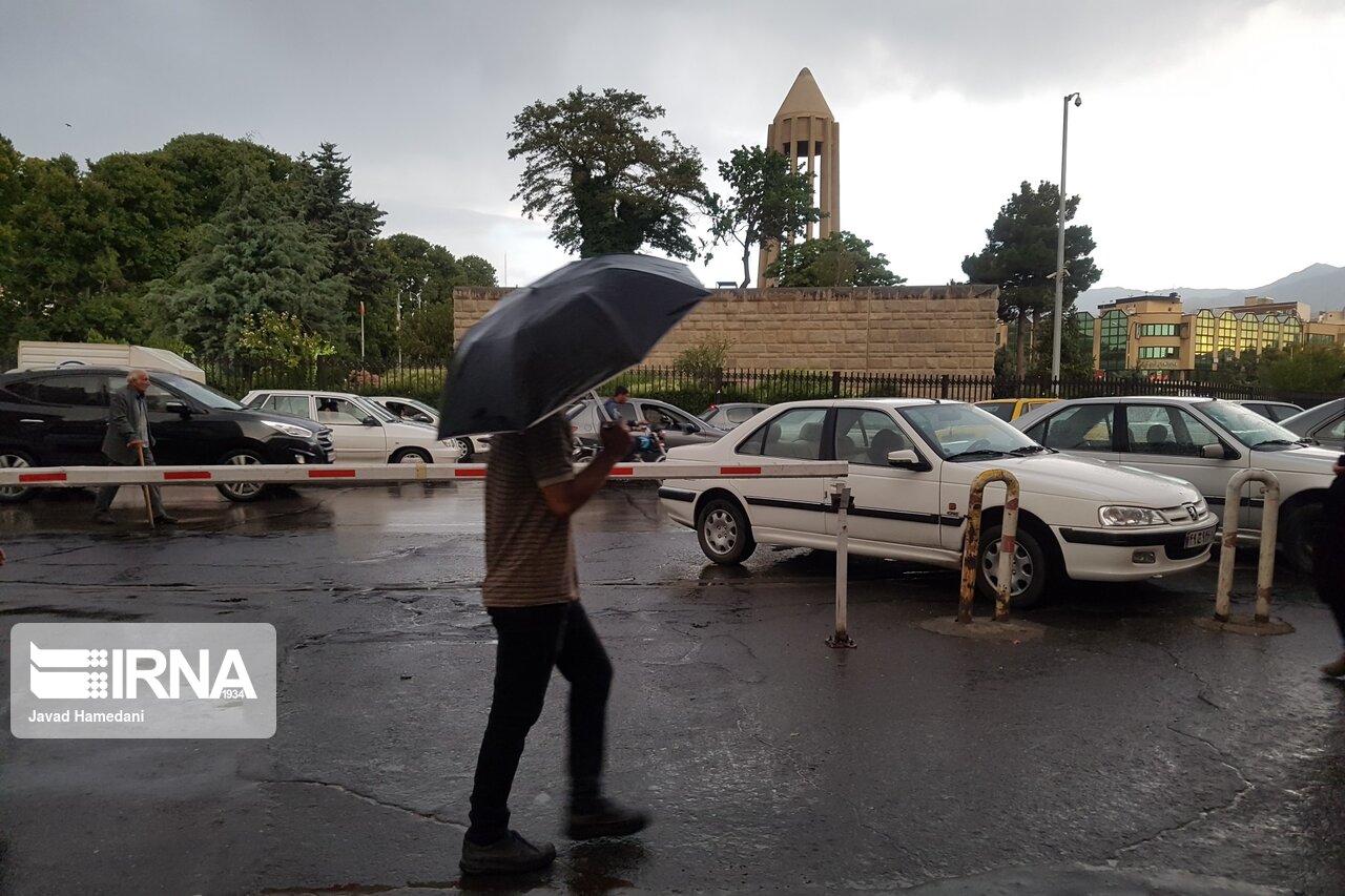 بارش باران بهاری تا جمعه در همدان ادامه دارد