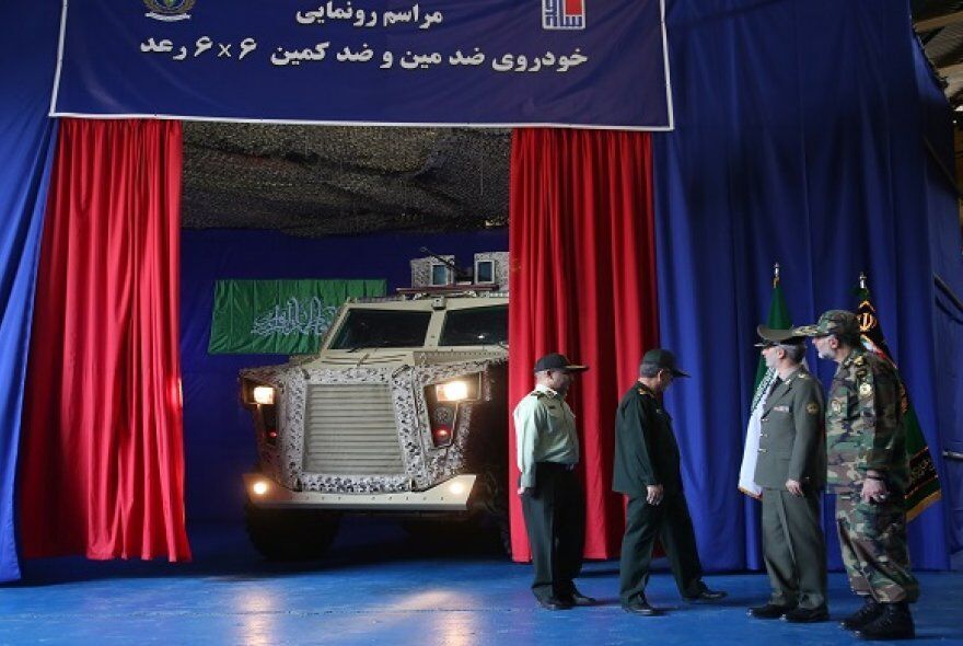 Iran unveils advanced MRAP vehicle