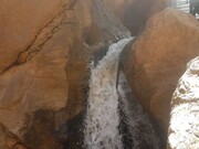 Multi-tiered waterfall in central north Iran