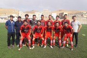 تیم فوتبال پرسپولیس مهاباد مقابل ۹۰ ارومیه پیروز شد