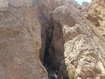 Multi-tiered waterfall in central north Iran