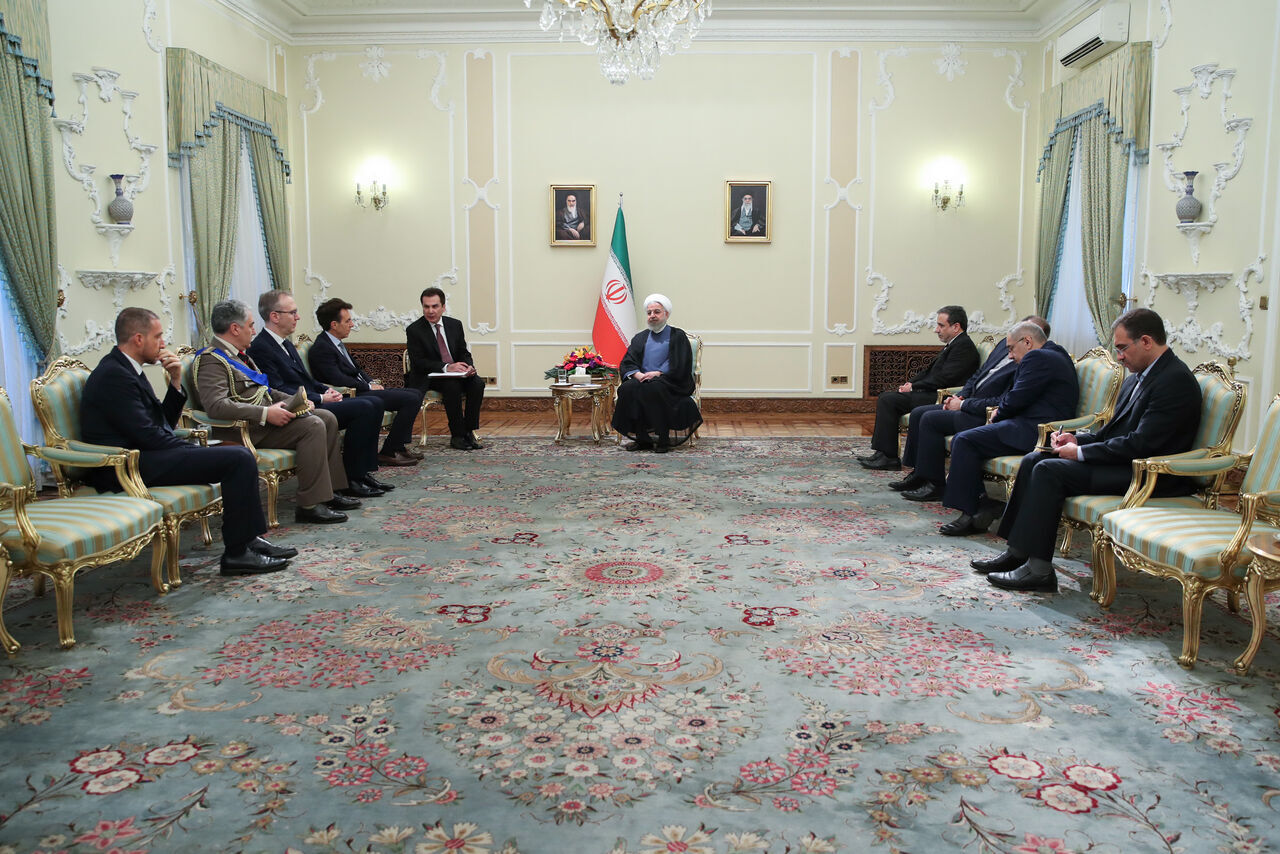 Rouhani: Iran's will to strengthen very close, sincere ties with Italy