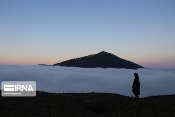 Fog and road: The beauties of Iran's Asalem to Khalkhal road