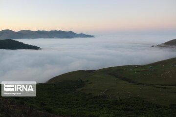 Fog and road: The beauties of Iran's Asalem to Khalkhal road