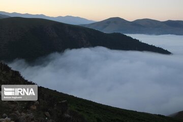 Fog and road: The beauties of Iran's Asalem to Khalkhal road