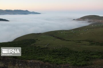 Fog and road: The beauties of Iran's Asalem to Khalkhal road