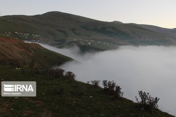 Fog and road: The beauties of Iran's Asalem to Khalkhal road