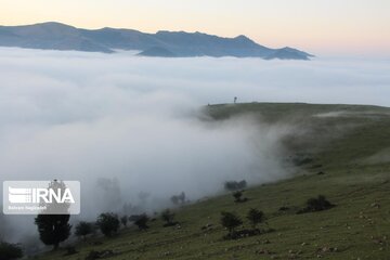 Fog and road: The beauties of Iran's Asalem to Khalkhal road