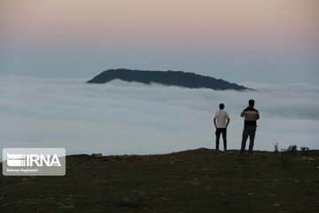 Fog and road: The beauties of Iran's Asalem to Khalkhal road