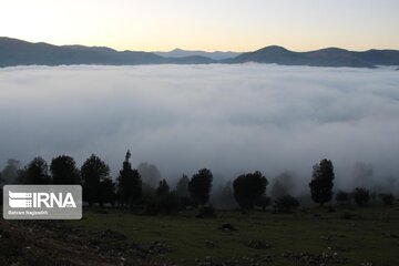 Fog and road: The beauties of Iran's Asalem to Khalkhal road