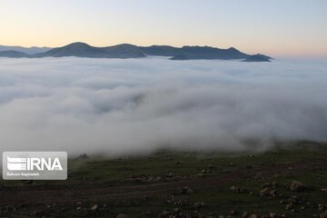 Fog and road: The beauties of Iran's Asalem to Khalkhal road