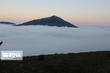 Fog and road: The beauties of Iran's Asalem to Khalkhal road