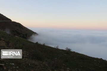 Fog and road: The beauties of Iran's Asalem to Khalkhal road