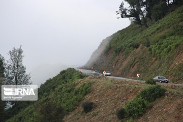 Fog and road: The beauties of Iran's Asalem to Khalkhal road