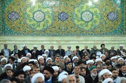 آیین جشن عید غدیر خم در دفتر رهبری در قم برگزار شد