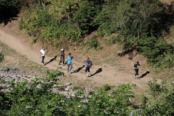 Mountaineering in Heyran tourist region in north Iran