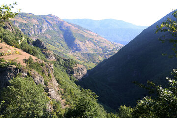 Mountaineering in Heyran tourist region in north Iran