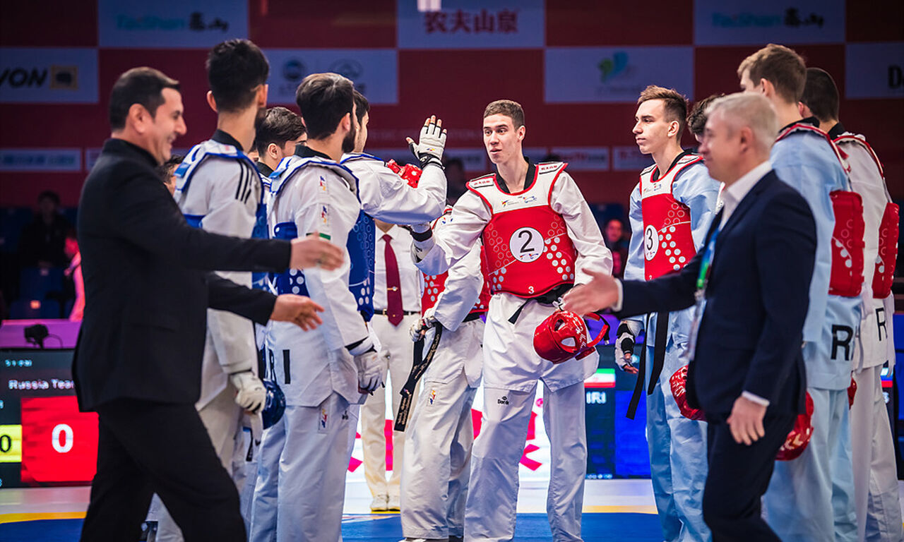 Iran’s Taekwondo team crowned at World Cup Championship 
