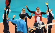 صعود یک پله‌ای تیم ملی والیبال زنان ایران در آسیا با برتری برابر اندونزی
