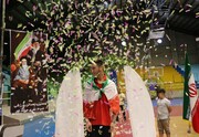 مراسم استقبال از ووشو کار قهرمان آسیا در بوکان