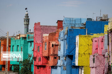 Iran Beauties; Colourful Houses in Qazvin city