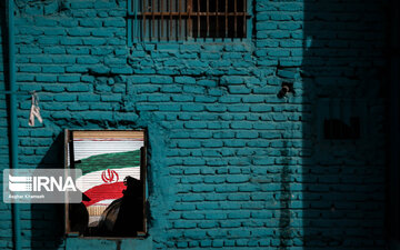 Iran Beauties; Colourful Houses in Qazvin city