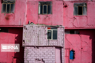 Iran Beauties; Colourful Houses in Qazvin city