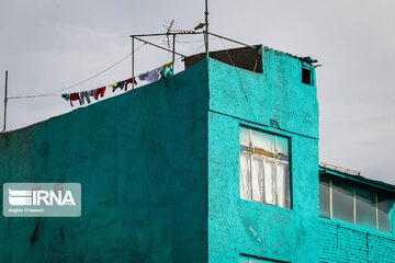 Iran Beauties; Colourful Houses in Qazvin city